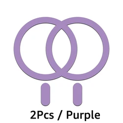 Universal Metal Plate Ring for Magnetic Car Phone Holder and Wireless Chargers (Purple)
