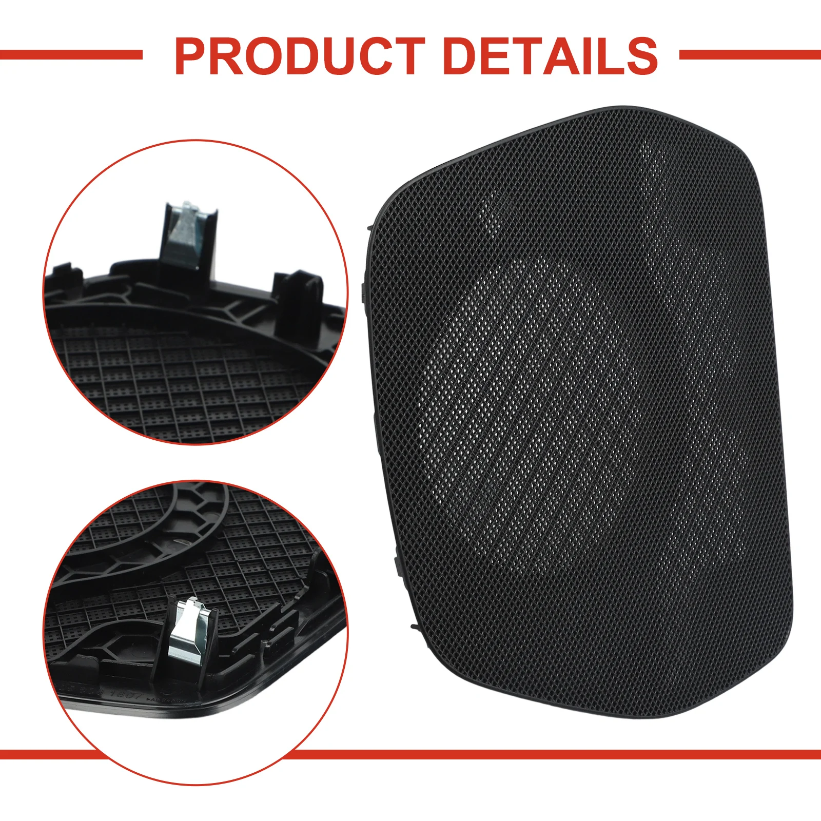 메르세데스 W205 C 클래스 2015-2021 및 W253 GLC 2015-2021용 대시 중앙 스피커 커버 OEM 교체 부품 A2056801607