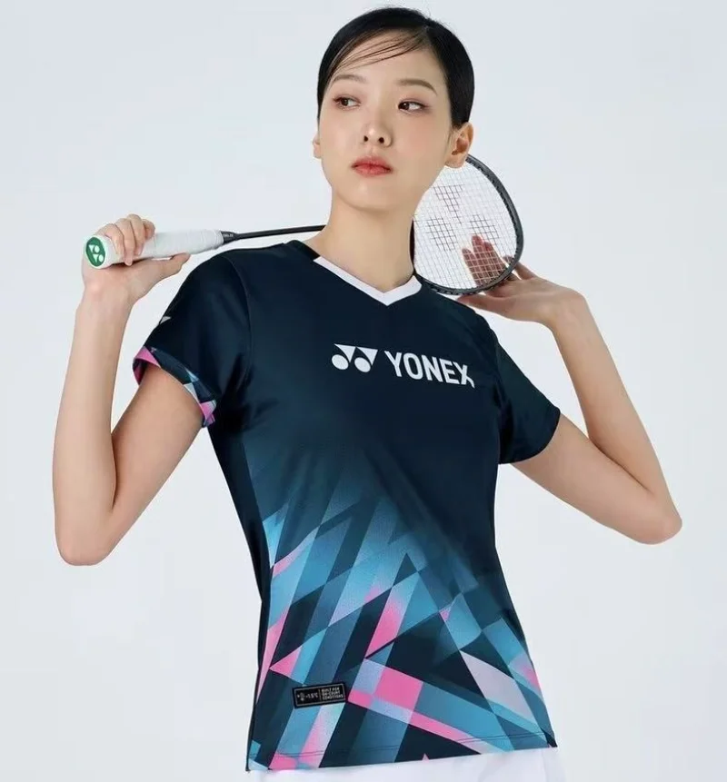 YONEX Badminton Tennis Wear Sports T-shirts Short-sleeved Comfortable Breathable Sweat-absorbent Quick-drying Tops short sleeve t shirt badminton uniforms