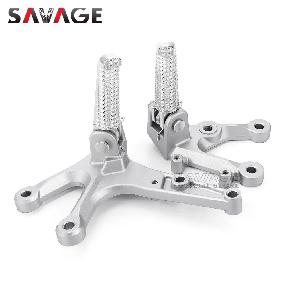 Front Footrest Foot Peg Pedal For YAMAHA YZF R25 R3 MT25 MT03 2014-2025 Motorcycle Left Right Bracket YZFR25 YZFR3 motorcycle accessories motorcycle foot pedals motorcycle footrests