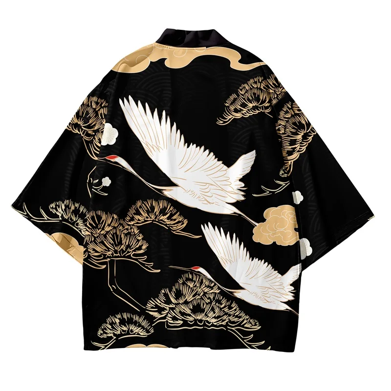 Japanese Kimono Women Yukata Female Summer Beach Kimono Cardigan Haori Obi Japanese Traditional Streetwear Shirt Cover Up japanese kimono japanese kimono cardigan japanese kimono shirt