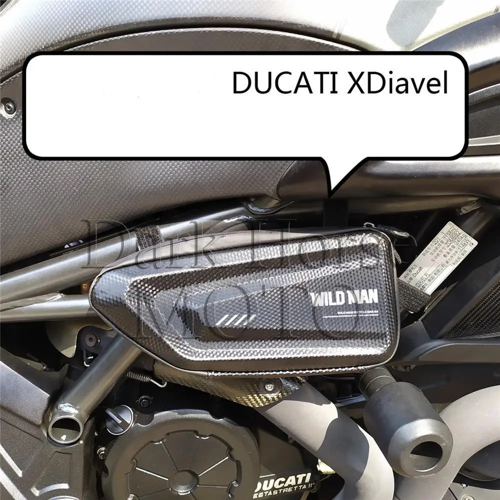 FOR DUCATI XDIAVEL Side Bag Right Side Package Hard Shell Triangle Package  Side Package Side Bag Kit