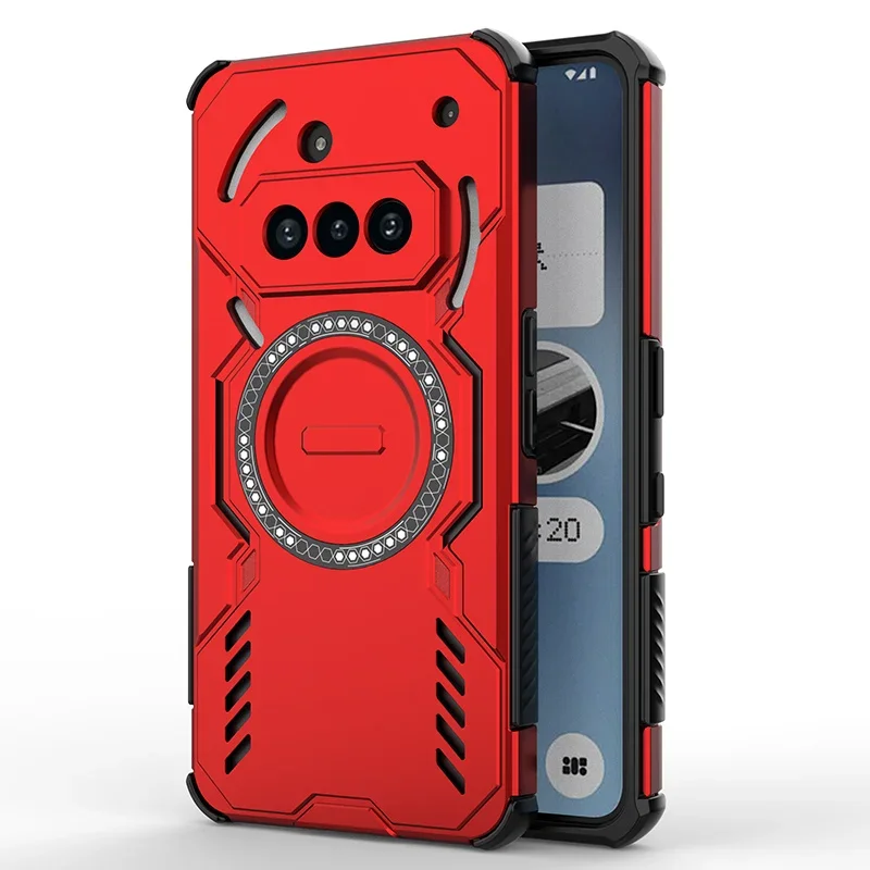 Enhanced Heat Dissipation Protective Case with Magnetic Wireless Charging Compatibility