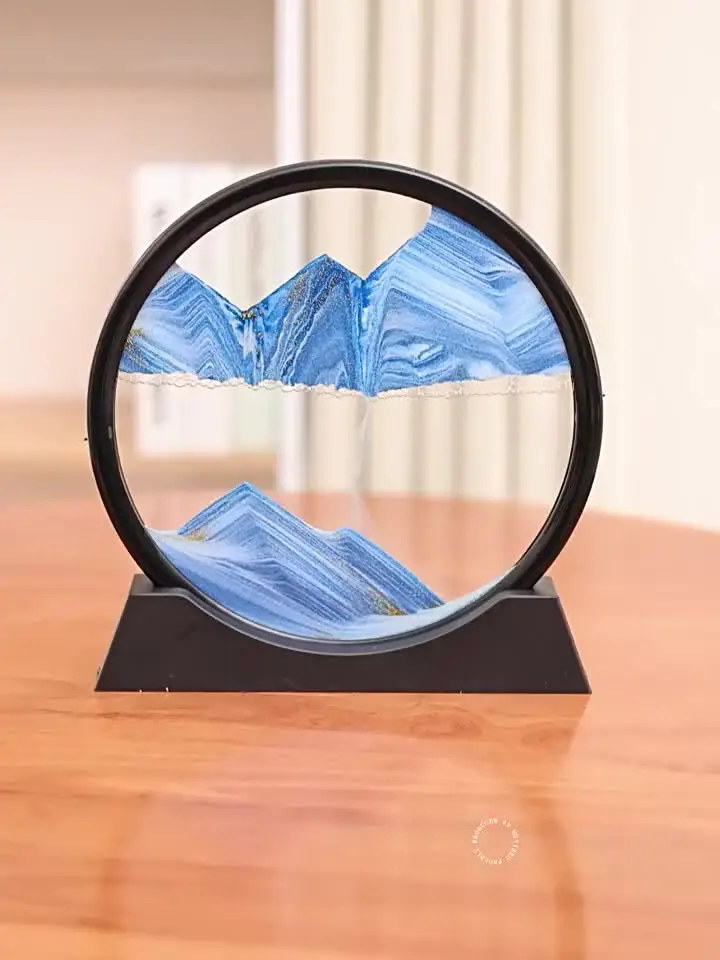 3D песочные часы глубоководный пейзаж