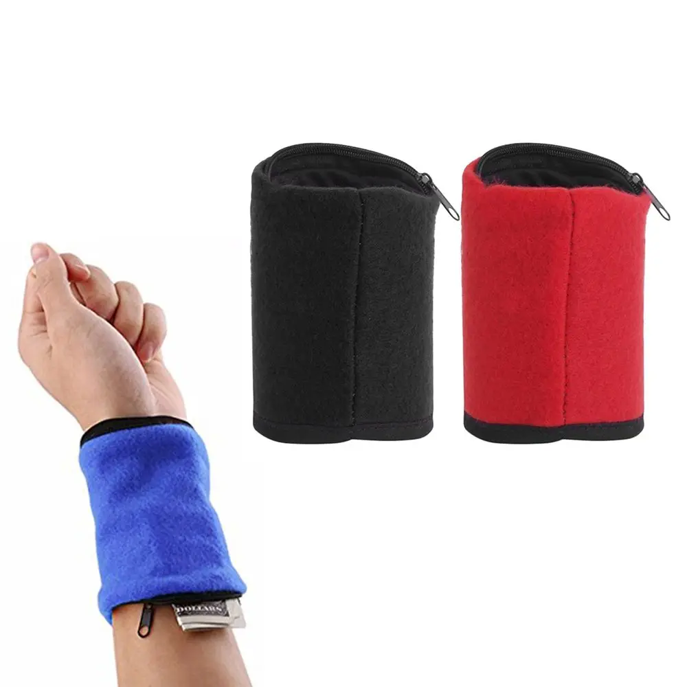 

Pouch Unisex Hand Guards Zipper Sport Brace Wristband Wrist Protector Wrist Wallet Sweatband
