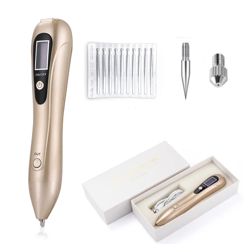 Plasma Pen With LCD Display Skin Tag Wart Freckle Removal Device Dropshipping Home Use Dark Spot Mole Remover Pen