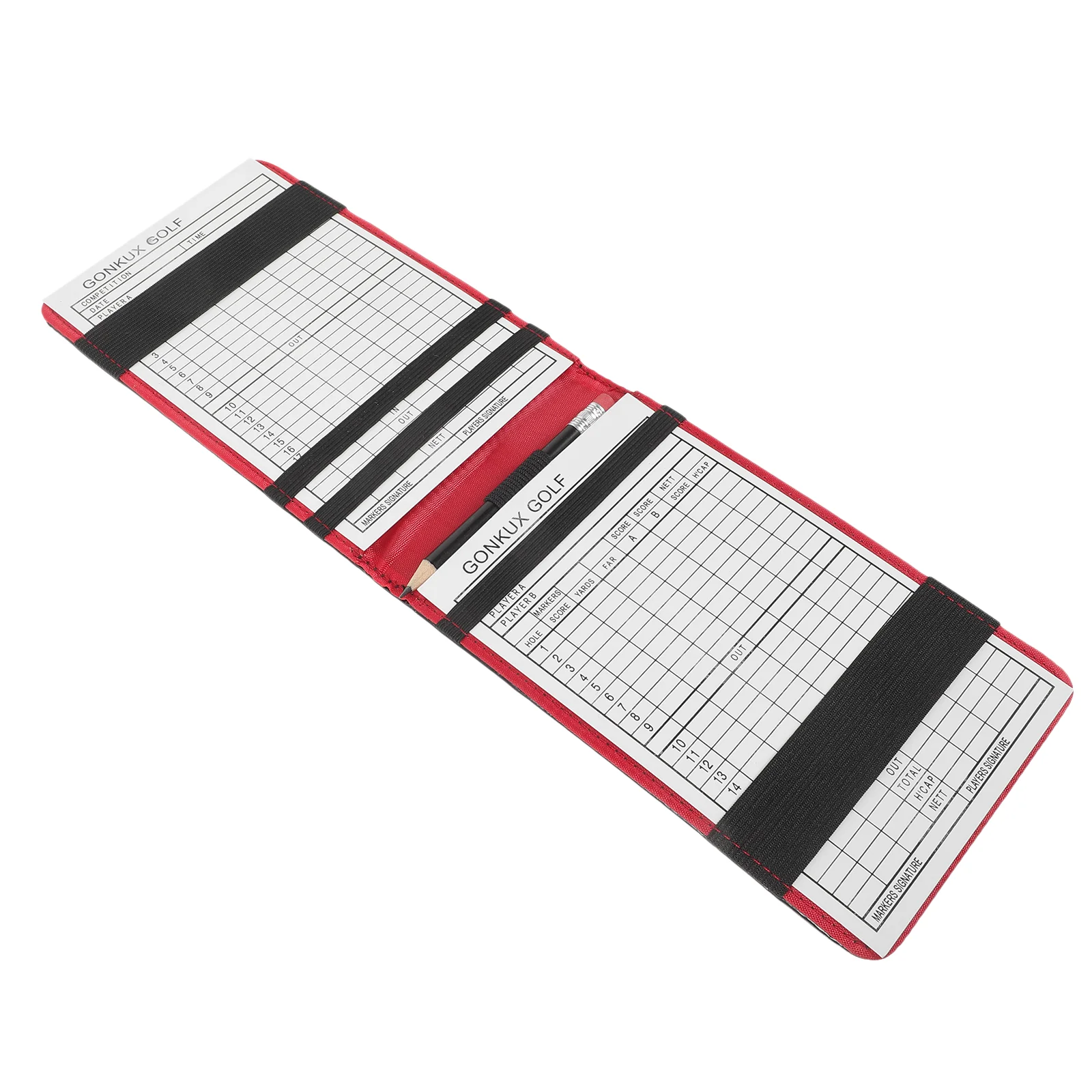 

Points Record Book Golf Scorecard Recording Notebook Scorecards Balls Sports Scorebook Pu Stylish Holder Golfing Accessories