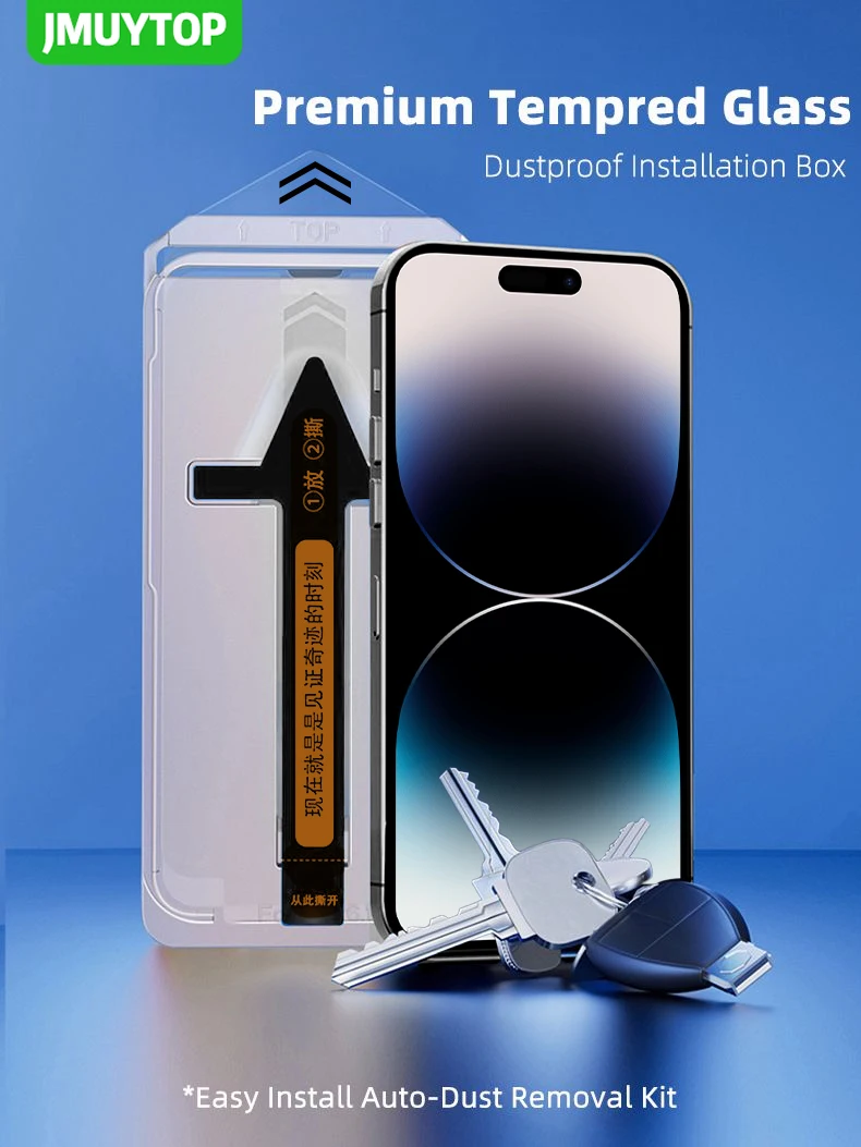 Premium Screen Protector For Iphone 14 13 12 Pro Max Tempered Glass