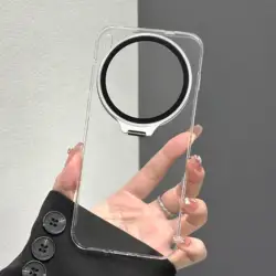 Clear Shockproof Phone Case with Camera Lens Protection & Kickstand - Slim Fit Design for Vivo X200 Pro (Clear)