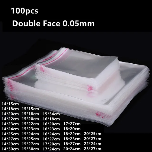 Transparent Self Adhesive Bags for Stylish Gift Packaging