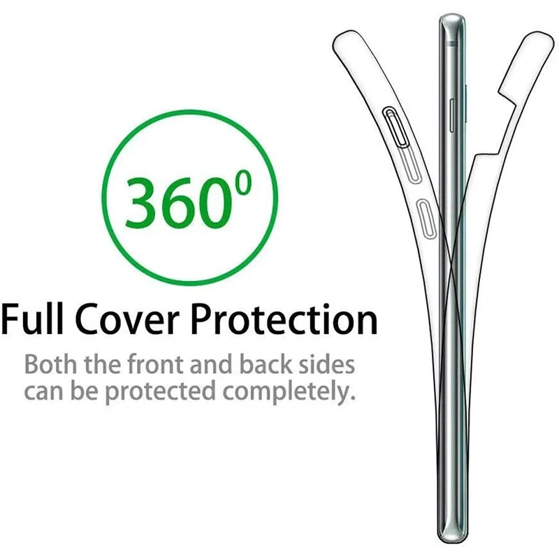 Clear 360 Full Wrap Protective Phone Case