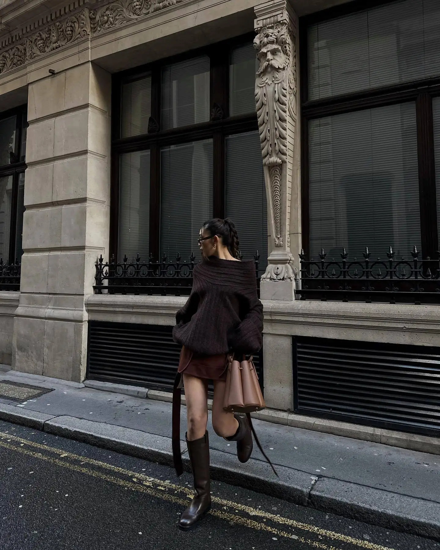 Knit Sweater Pullover For Women Loose Off-Shoulder Ribbed Long Sleeve Fashion Streetwear Knitwear Casual Autumn Sweater