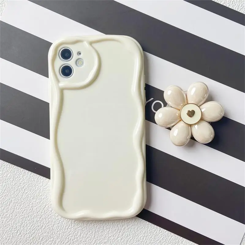 Elegant Soft Flower Holder Phone Case - Durable and Stylish Cover