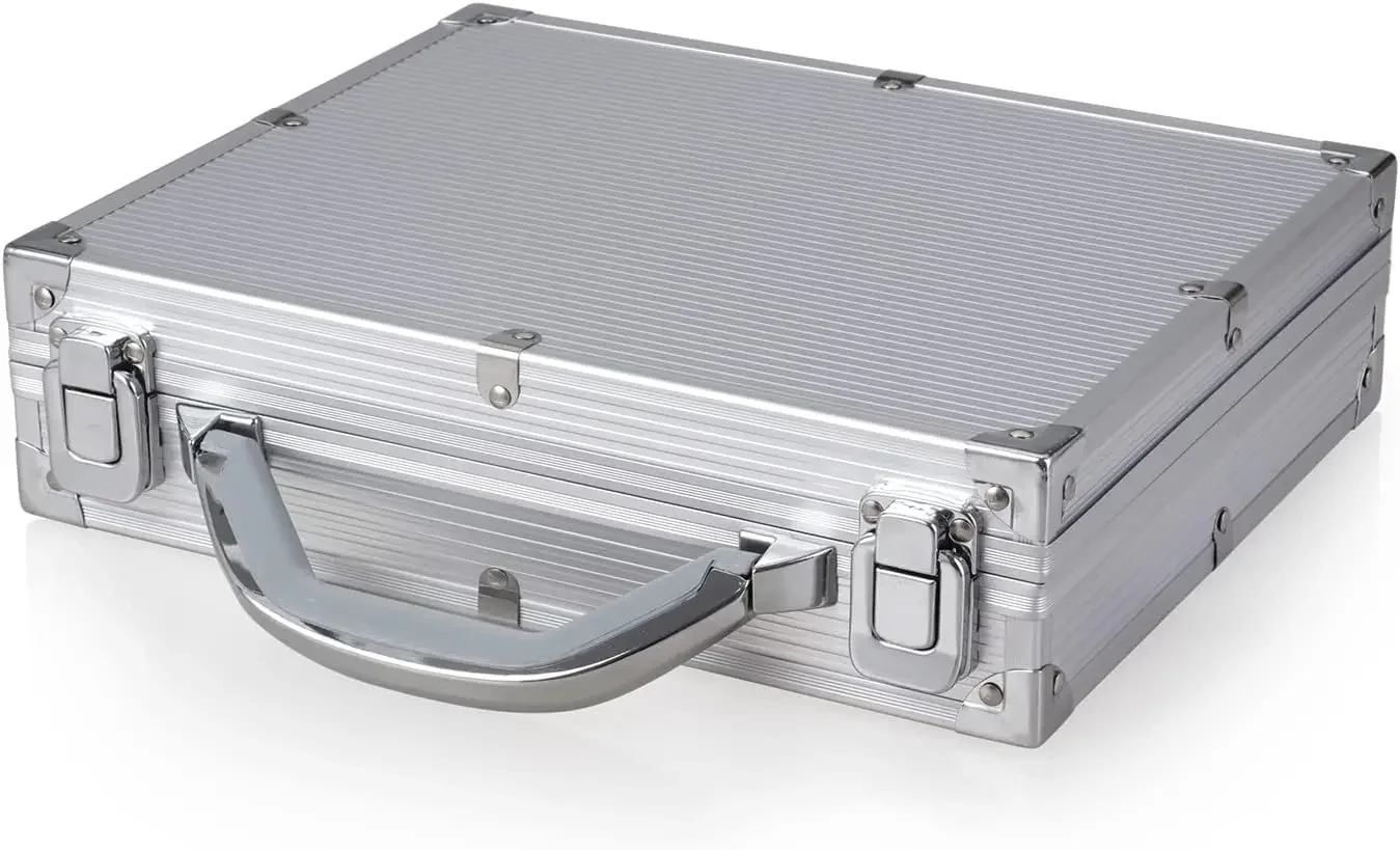 Billiard Balls Storage Pool Ball Aluminum Case Travel Storage Box with Carry Handle 22 Billiards Balls Hard Case
