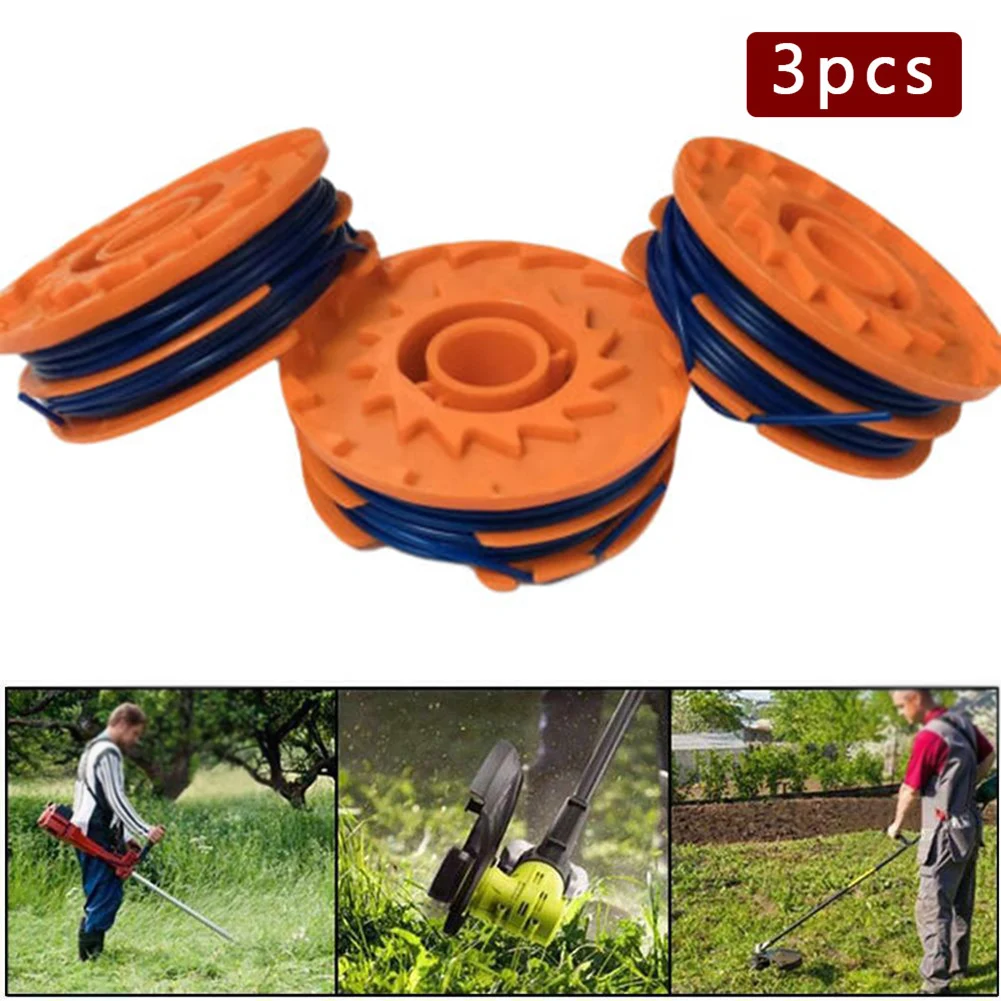 

Edge Trimmer Replacement Spool Solid 3pcs Delicate Easy To Install Exquisite Orange For TTB820GGT 600w Brand New