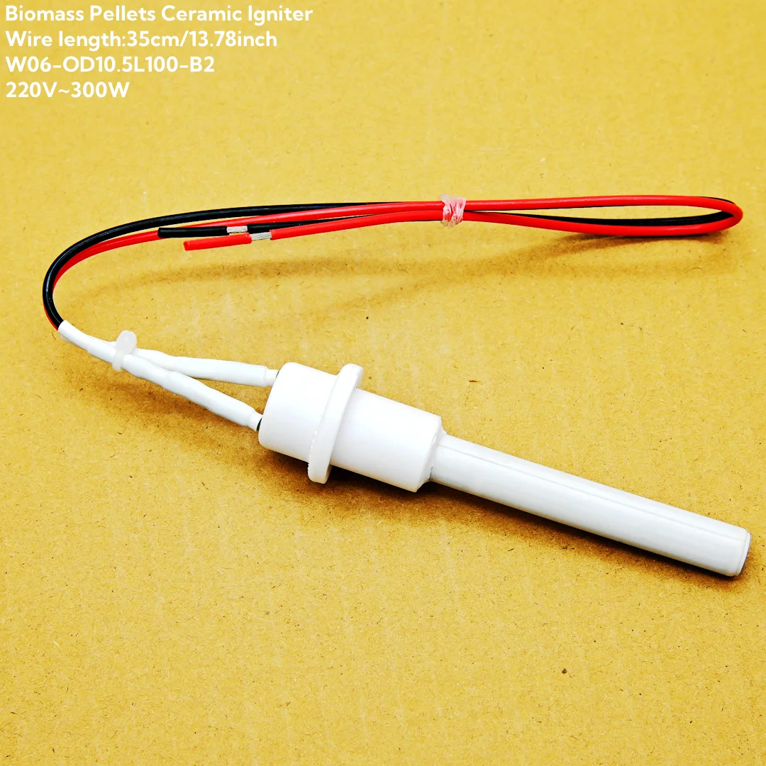 Universal 230V300W wood pellet furnace igniter with ceramic ignition rod for fast ignition and long service life