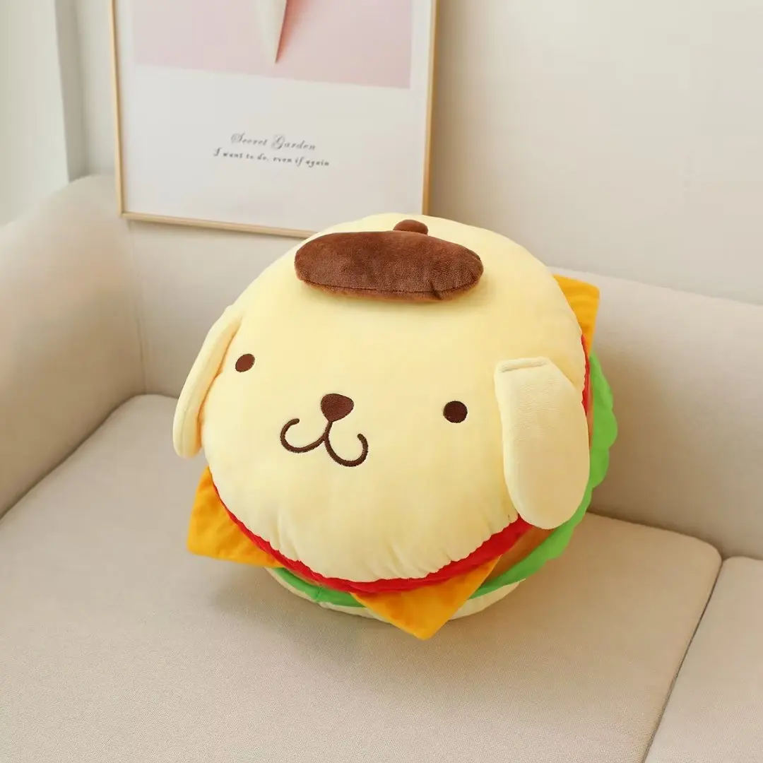 Miniso Sanrio Kuromi Cinnamoroll purin dog My Melody plush pillow Plush Doll Plush Toy cushion ornaments sleeping pillow Gift 5