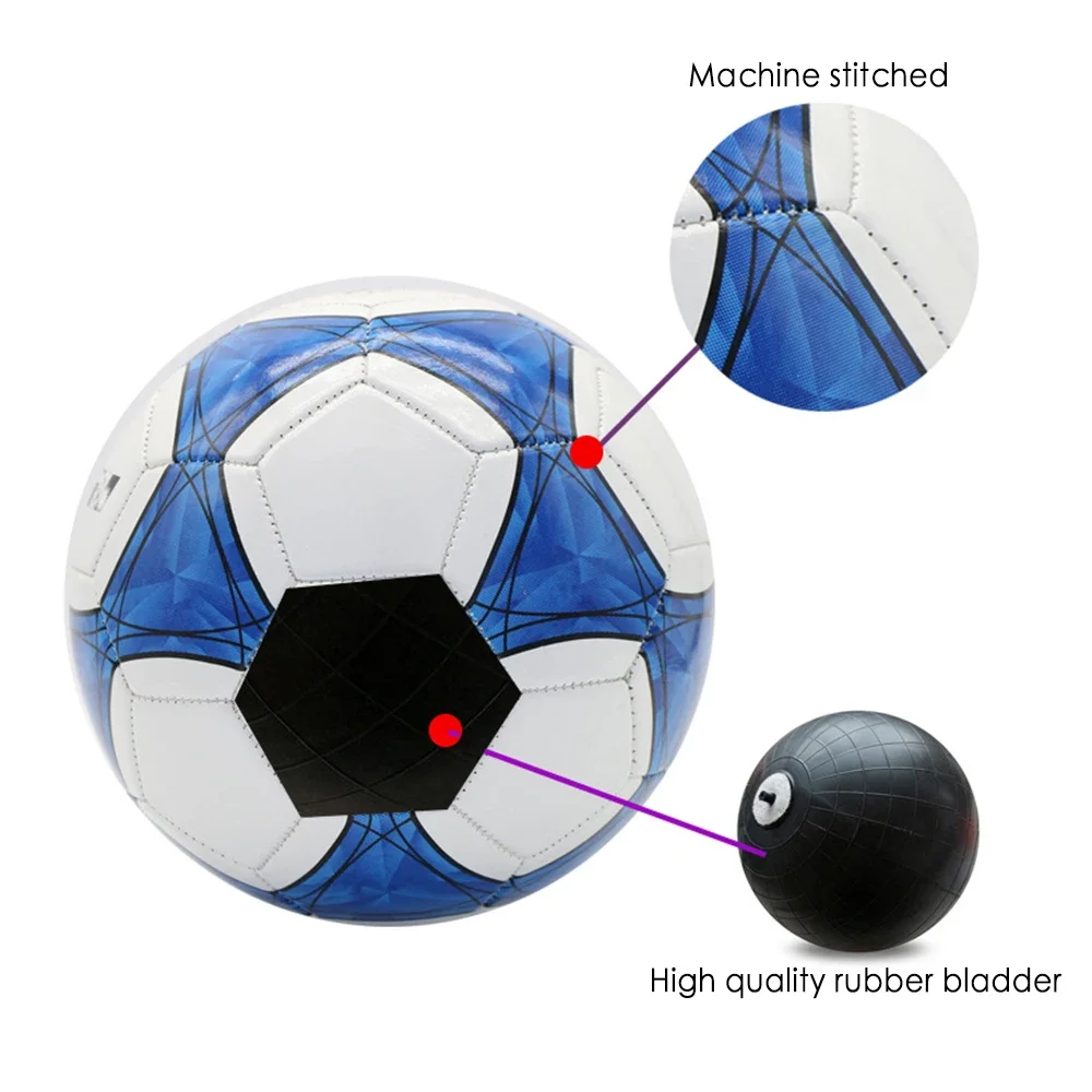 Professional Training Soccer Ball Size 5 Machine Stitched Football for Sports Match Game Adult Teen PVC Practice Football Soccer