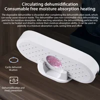 Mini séchoir à air réutilisable, déshumidificateurs électriques portables, chargement USB, économie d'énergie, séchoir électrique pour Cisco, armoire à chaussures 3