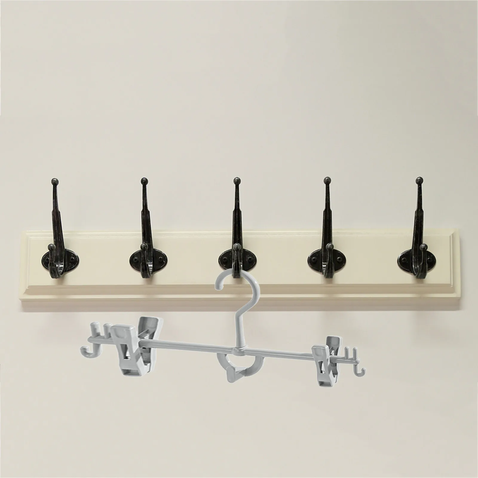 Plant hanging hooks ceiling adhesive stacking plastic clip retractable