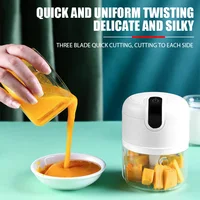Mélangeurs multifonctionnels électrique ménage ail Masher hachoir à viande bébé aliments supplémentaires remuant l'ail légumes hachoir 1