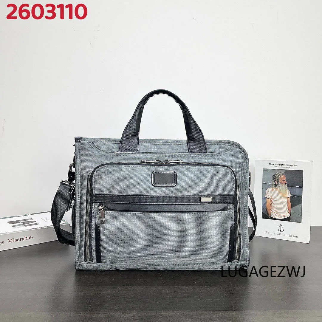 

Famous Brand Ballistic Nylon Business Laptop Bag Men's Briefcase Shoulder Bag High Quality Waterproof Briefcases