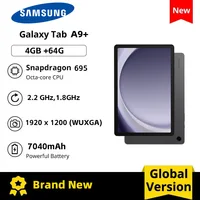 SAMSUNG Galaxy Tab A9+ Tablet 11” 4+64GB Android Tablet, 2.2GHz, 1.8GHZ Quad Speakers,Slim, Light, Durable Design black or Grey 2