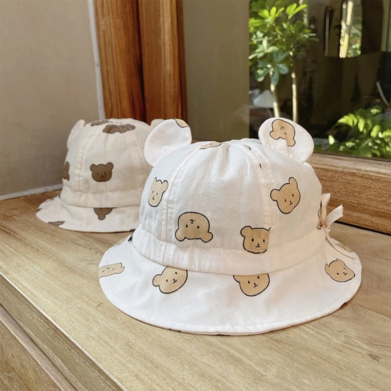 

Wide Brim Baby Hats Toddler Fisherman Hat Sunproof Bucket Hat Child Floppy Hats