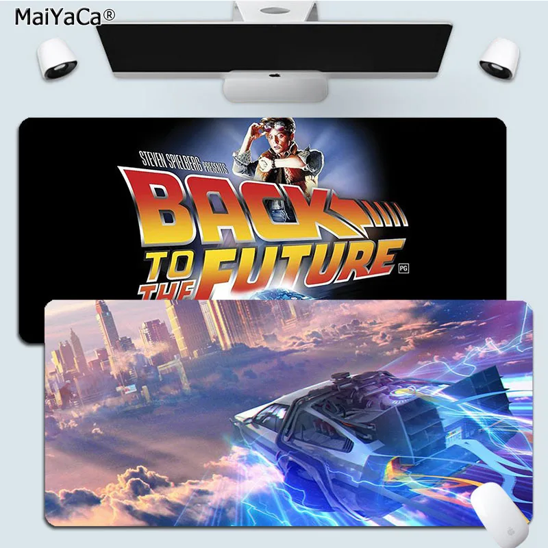 

Back To The F-Future Mousepad Animation Office Student Gaming Thickened Large Writing Pad Non-slip Cushion Mouse Pad