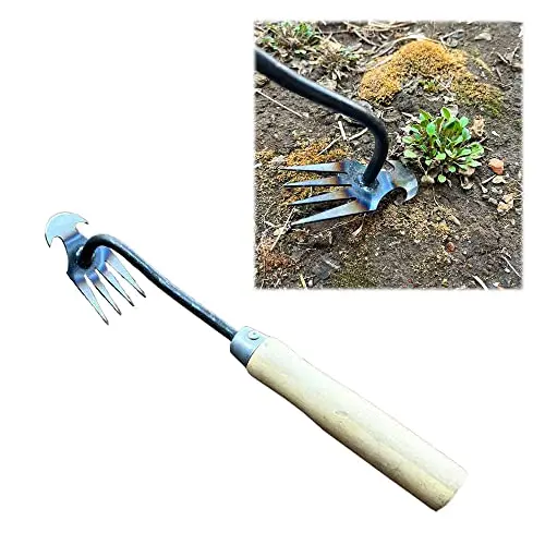 

Gardening Hand Weeder Tools Labor-saving Weeding & Loosening Soil Artifact Handheld Steel Weeding Hoe Rake Garden Farm Tool
