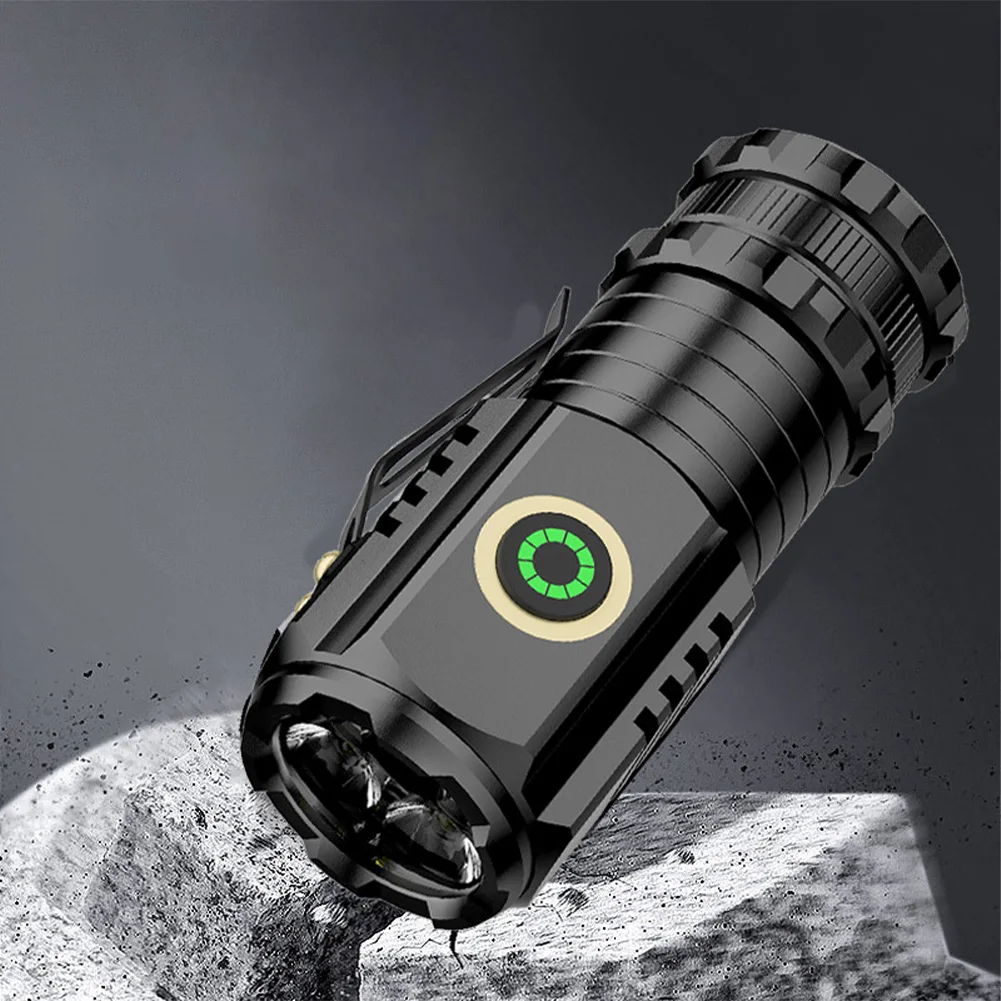 

LED Flashlight Long-distance Shooting Flashlight Mini Portable Led Small Flashlight Outdoor Multifunctional Clip Hat Light