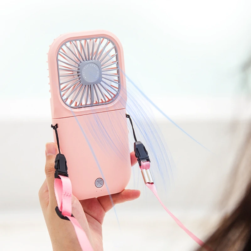 

Portable Mini Fan USB Rechargeable Handheld Fan Adjustable Desktop Fan Air Cooler for Home Office Desk Outdoor Travel