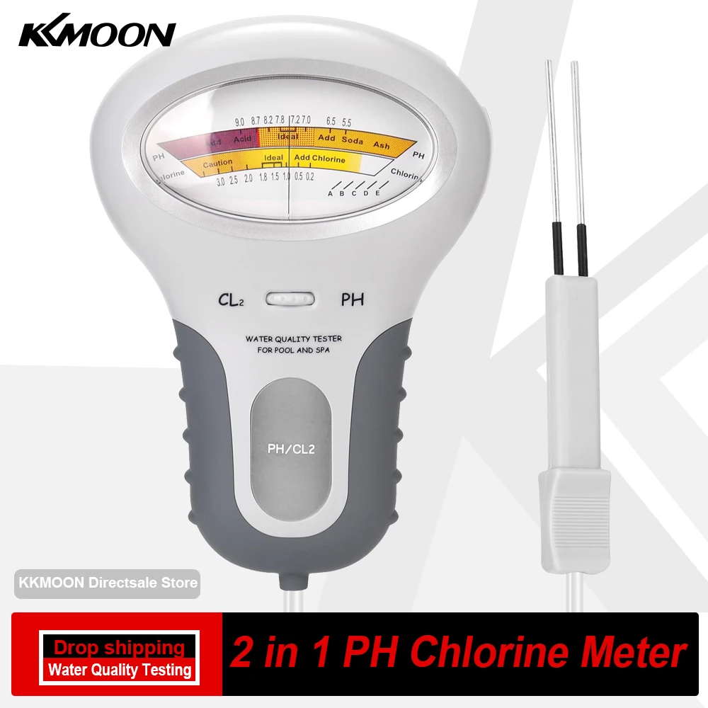 KKMOON 2 in 1 PH Chlorine Meter Tester 1