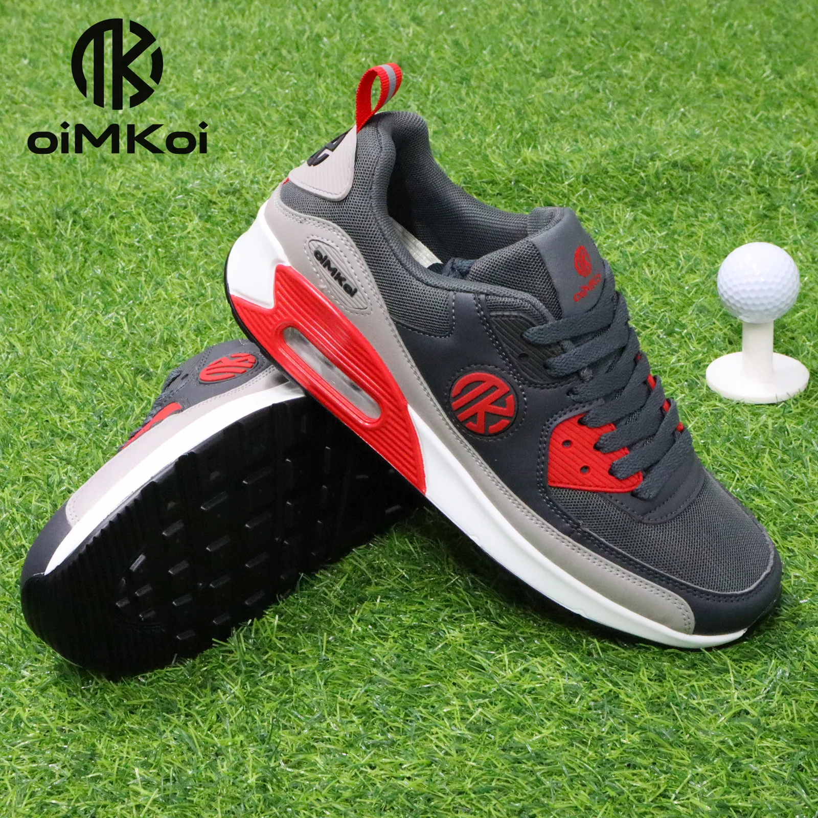 OIMKOI New Men's Golf Shoes Soft and Comfortable Non-slip Outdoor Golf Training Shoes 5