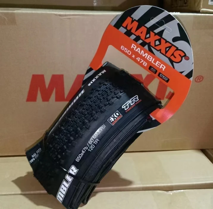 【新品】MAXXIS RAMBLER 650x47B タイヤ・チューブ セット trycycle_21mxs-001