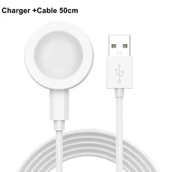 Universal Magnetic Fast Charger for Huawei and Honor Smartwatches (White)
