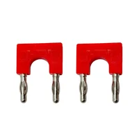 8pcs 4mm Banana Plug Short-circuit Plug  Electrical Connector  Terminal Couple Adapter J.20004 4