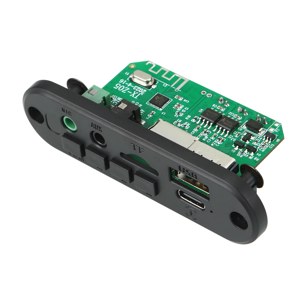 차량용 FM 라디오 모듈, TF AUX USB 레코드, 3.7V, 6W 앰프, DIY MP3 플레이어, 3.5mm 마이크, 블루투스 호환 MP3 WMA 오디오 보드