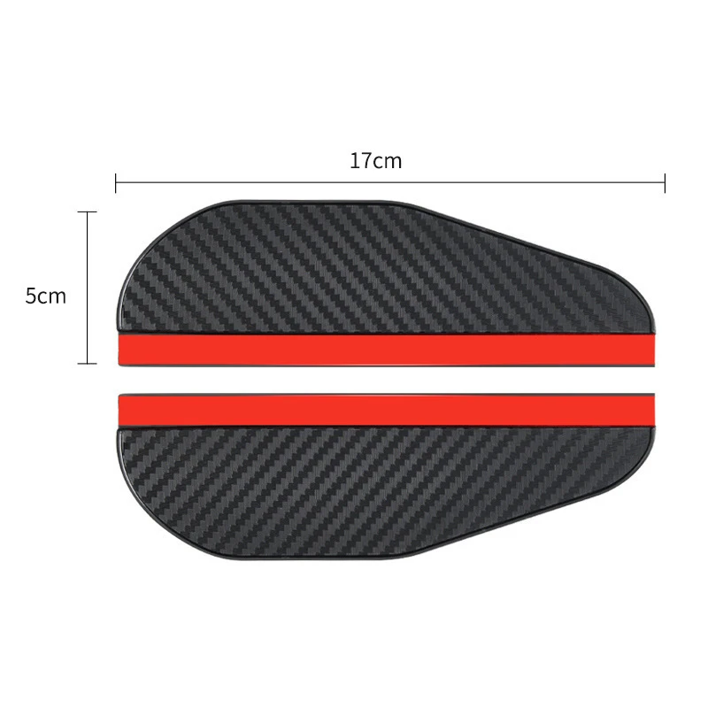 Rearview Mirror Rain Shield Car Waterproof Rain Cover Carbon Rear View Mirror Rain Shield Protector Toyota Corolla Prius Yaris Rav4 CHR Aygo Hilux Raize rearview mirror rain eyebrow,rearview mirror rain guard