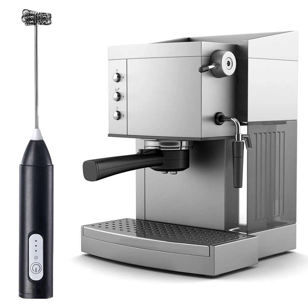 Electric Milk Frother Rechargeable Automatic Rotary Egg Beater Portable Coffee Cappuccino Creamer Stirrer Household Baking Tool