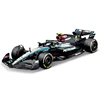 2024 New Bburago 1:43 Mercedes-Amg F1 W15 Alloy Miniature Diecast Model Amg Petronas F1 W15 Team #44 #64 Alloy Car Model ToyGift 6