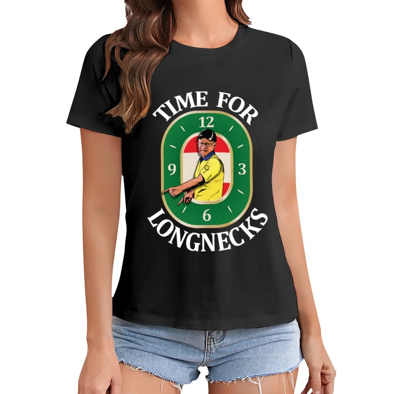 Time For VB Longnecks T-Shirt funnys Blouse t shirt dress Women
