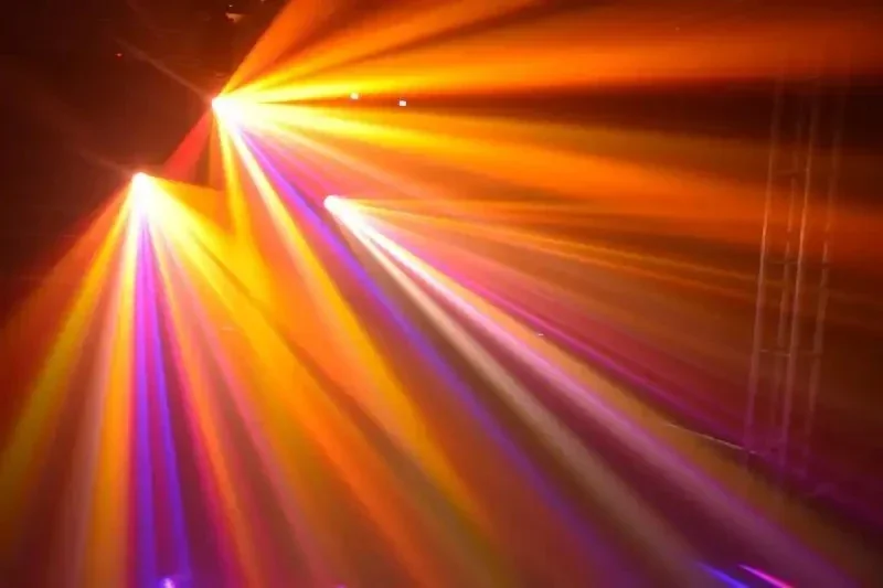 디스코용 무빙 헤드 무대 조명, 할로겐 전구 조명, 100/295 W RGB DJ 장비 빔