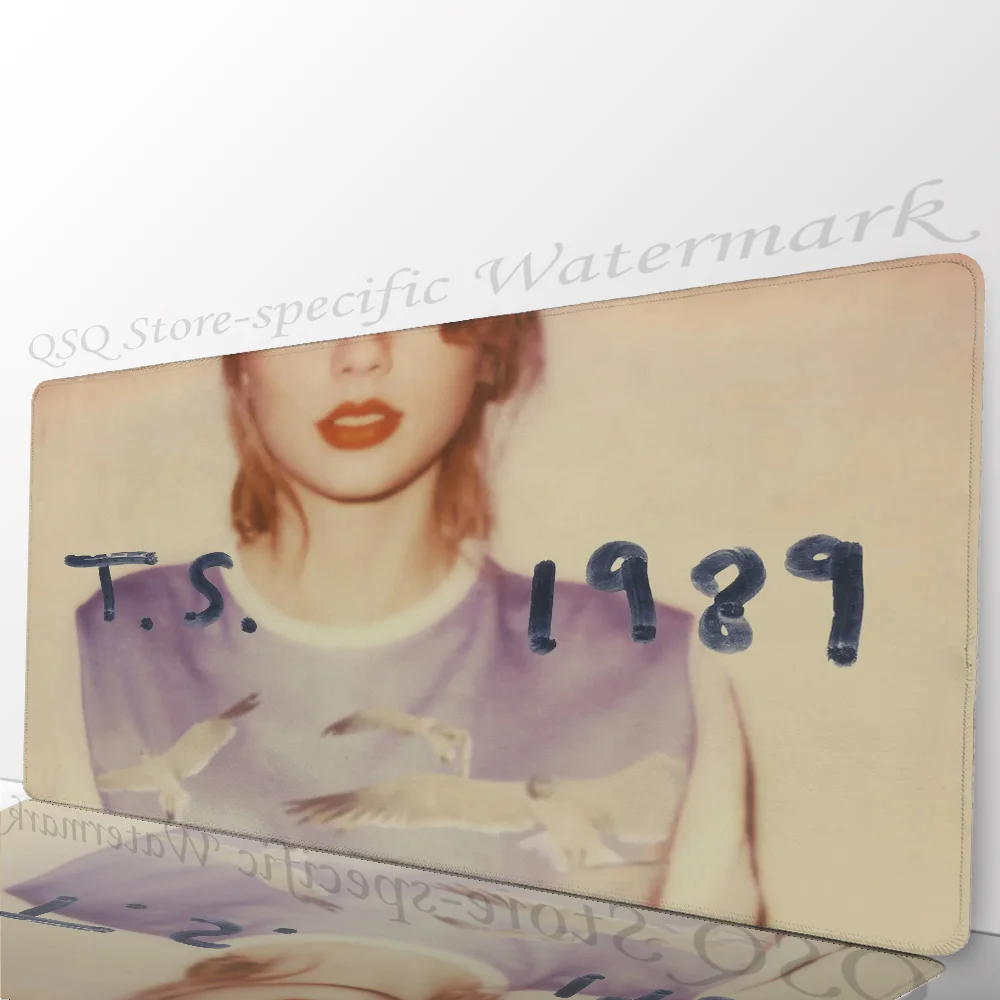 Alfombrilla de ratón con diseño de cantante T-Taylor-S-Swifts, alfombrilla para ratón, alfombrilla de escritorio con almohadilla, accesorios para juegos, alfombrilla para teclado XXL Prime Gaming