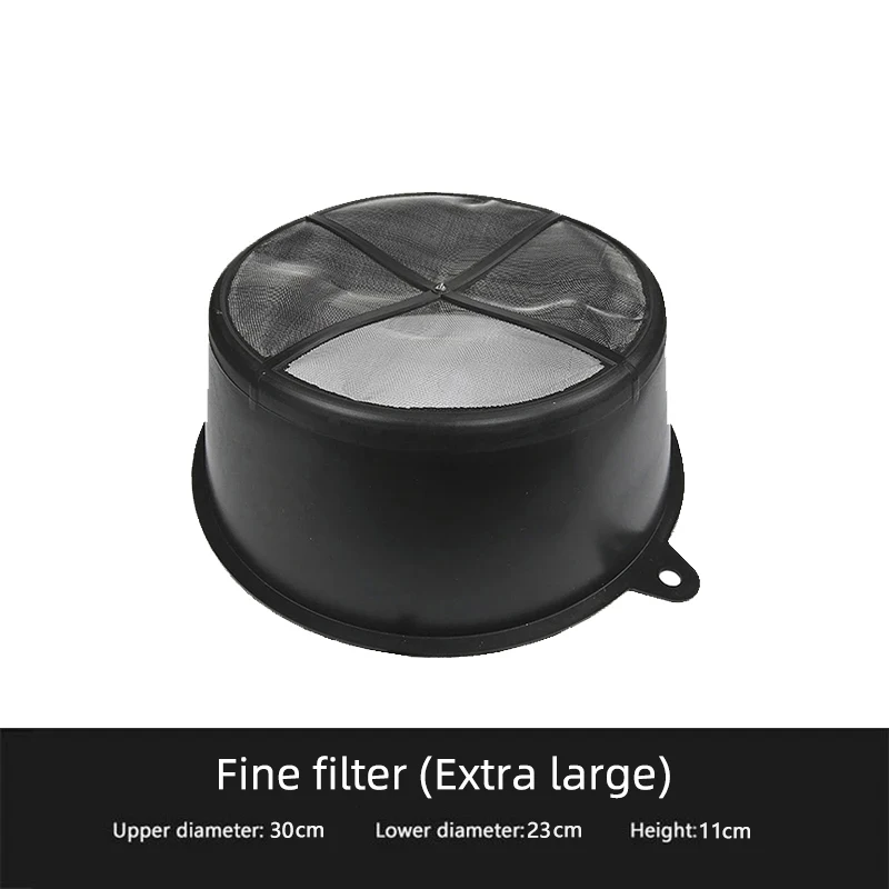 مصفاة طلاء شبكية من النايلون قابلة لإعادة الاستخدام ، مصفاة بلاستيكية ، شبكة قمع لطلاء المرشح ، 8 15 30 ديا