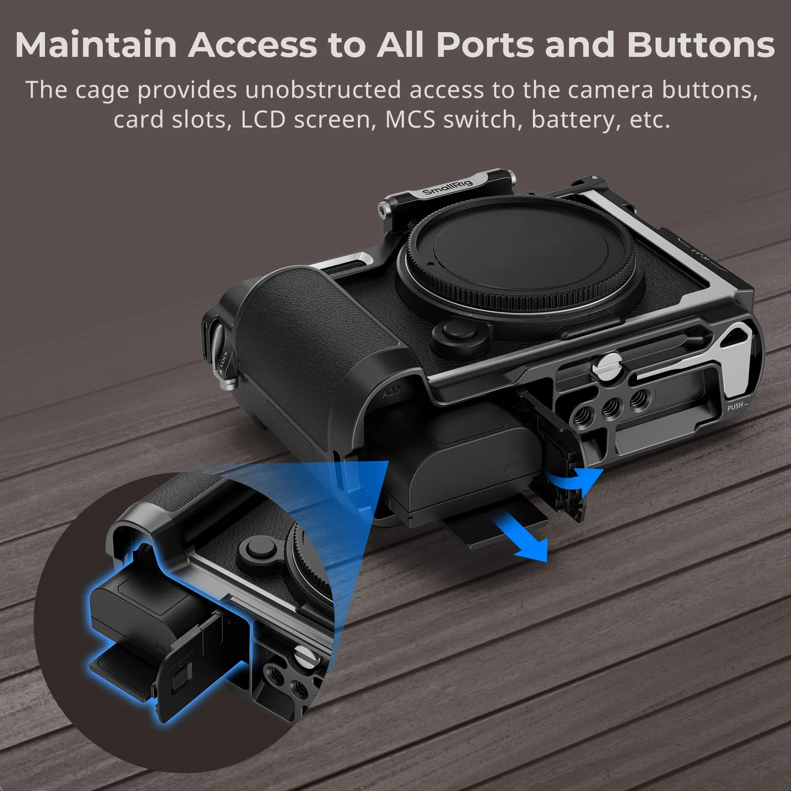 SmallRig Camera Cage Kit per Panasonic LUMIX S1 II / S1 IIE / S1R II (4903 SmallRig Camera Cage Kit per Panasonic LUMIX S1 II / S1 IIE / S1R II (4903