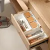 Drawer Organizers, Expandable Desk Drawer Organizer Plastic Storage Bins, Dresser Organizer for NurseryBathroom, Kitchen, Makeup 1