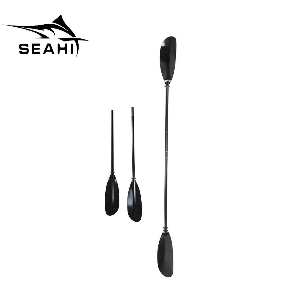 New Kayak Paddle Black ABS Double paddles Aluminum Rod Kayak Accessories Surfboard Boat Accessories Rowing Tools Boat Oars plastic welding rods plastic repairs welding rods 2 5mm black modified pe for tpo teo pp bumper kayak toy repairs