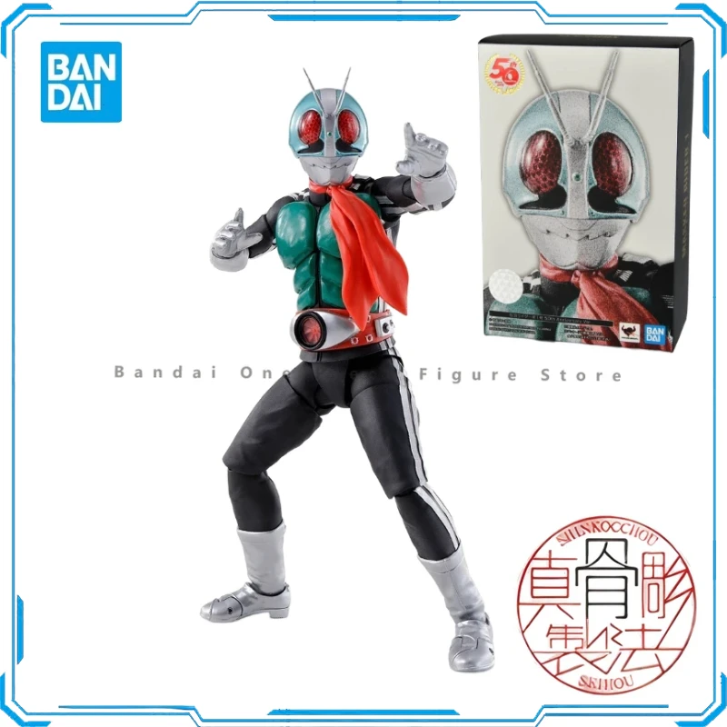 

Оригинальная Bandai SHF реальная костяная скульптура Kamen Rider № 1 50-е юбилейное издание экшн-фигурки анимационные игрушки подарки