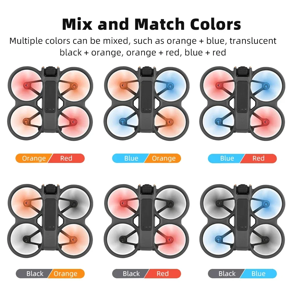 4/8 Pcs Propellers for DJI Avata 2 Drone Props Blade Light Weight Wing Fan Replacement Spare Parts for Avata 2 Accessory drone propeller drone propellers drone propeller blades propeller replacement parts